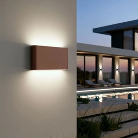 Applique LED 12W Bidirezione IP65 CCT Bianco Variabile - Corten