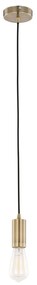 ITALUX DS-M-038 ANTIQUE BRASS - Lampadario a sospensione con filo MODERNA 1xE27/60W/230V bronzo