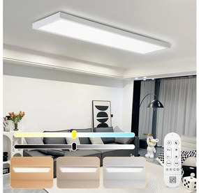 Immax NEO 07276L -Lampada LED dimmerabile da bagno FRAME 50W/230V IP44 Wi-Fi Tuya+RC