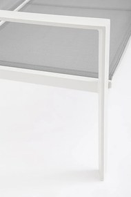 Set di mobili da giardino bianco in alluminio per 4 persone Kallen – Bizzotto