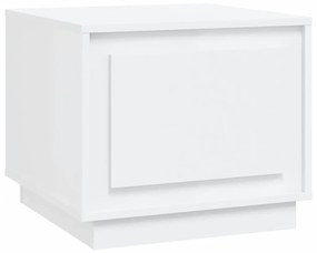 Tavolino da Salotto Bianco 51x50x44 cm in Legno Multistrato