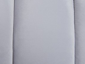 Chaise longue bouclé grigio chiaro  sinistra ALLIER Beliani