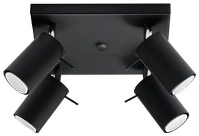 Brilagi - Faretto LED ASMUS 4xGU10/7W/230V nero