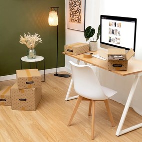 Set di 2 scatole portaoggetti beige Teddy, 42 x 30 cm - Compactor