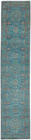 Mamluk Tappeto 80 x 390 Grigio (Pakistan) Annodato A Mano