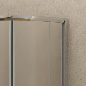 Box doccia 80x80 semicircolare vetro opaco altezza 180cm | K400 - KAMALU