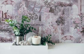 Carta da parati Indo  rosa, 53 cm x 10.05 m