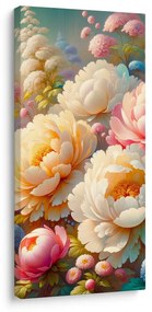 Quadro su tela – Giardino romantico con peonie