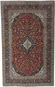 Kashan Tappeto persiano 320 x 200 Rosso (Iran) Annodato A Mano