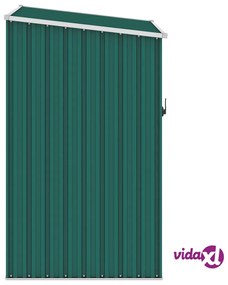 vidaXL Capanno da Giardino Verde 87x98x159 cm in Acciaio Zincato