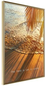 Poster  Beach of Dreams  Cornice Quadri Cornice d'oro, Larghezza x Altezza Home decor 40x60