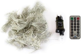 Tenda Natalizia LED 2x2m Cavo TRASPARETE IP44 DUAL WHITE Colore Double Color