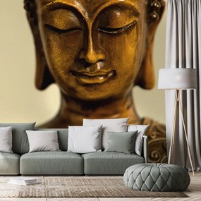 Carta da parati – Testa di Buddha in bronzo