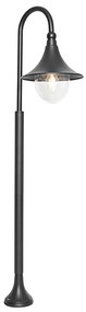 Lanterna da esterno classica nera 125 cm IP44 - Daphne