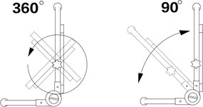 Proiettore LED con stativo LED/50W/230V 5000K IP65 arancione