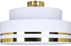 Plafoniera TAMI 1xE27/60W/230V diametro 40 cm bianco/oro