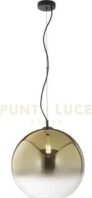 Lampadario a sospensione marte oro in vetro 1 luce attacco e27 40x1...