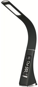 Lampada da tavolo dimmerabile a LED con display LED/7W/5V, nera