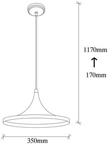 Apparecchio a sospensione in metallo nero Opviq luci Leon - Opviq lights