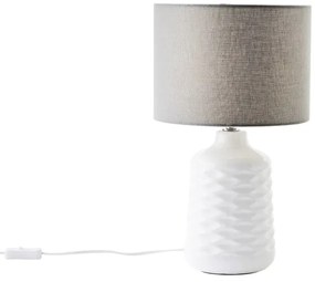 Brilliant - Lampada da tavolo ILYSA 1xE14/40W/230V bianco/grigio