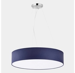 Lampadario su filo RONDO 4xE27/15W/230V blu