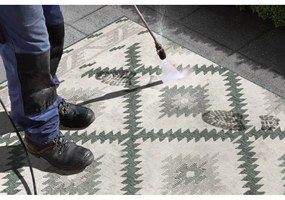 Tappeto da esterno verde e crema , 230 x 160 cm Malibu - NORTHRUGS