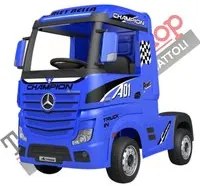 Camion Elettrico per Bambini Truck Mercedes ACTROS 12V Porte Apribili colore Blu