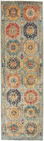 Samarkand Tappeto orientale 80x270 Grigio (Pakistan) Annodato A Mano