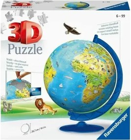 Puzzle Ravensburger 3D World Map 180 Pezzi