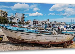 Stampa su tela Bari Porto, multicolore 120 x 60 cm