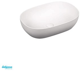 Vitra OutLine "Catino" Lavabo D'appoggio Ovale 58x40 cm Bianco Opaco