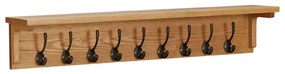 Appendiabiti 90x16x16 Cm İn Massello Di Rovere /