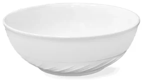Lavabo da appoggio tondo in ceramica Bianco 40 cm per bagno