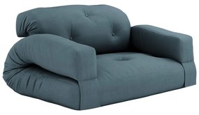 Divano letto blu 140 cm Hippo - Karup Design