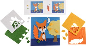 Collage di feltro - dalla natura