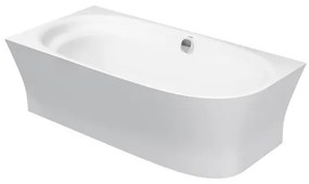 Vasca idromassaggio 190x90 angolare sinistra con pannello integrato bianco opaco Cape Cod 760362000AS0000 Duravit