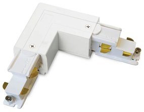 Connettore A L Destro Dali 1-10V Link Alluminio Bianco