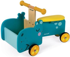 Cavalcabile Ippopotamo - legno