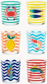 Set di 6 bicchieri Corfù