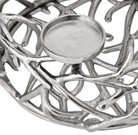 Eglo 422056 - Candeliere OROQUIETA 13,5x35 cm argento