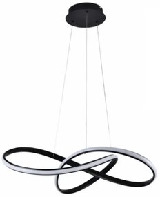 Brilagi - Lampadario a sospensione con filo LED dimmerabile COSMOWAVE LED/70W/230V nero + +TC