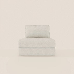 Rift poltrona letto con materasso alto 22 cm e memory foam - schienale mobile e tessuto smacchiabile T31