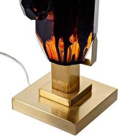 Lampada da Tavolo DKD Home Decor Metallo Stoffa Vetro Chic (35 x 35 x 70 cm)