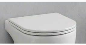 Copriwater Soft-Close Azzurra Ceramica "Nuvola" Bianco Lucido