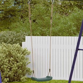 Seggiolino da Altalena per Bambini Singolo Corda Regolabile, Verde