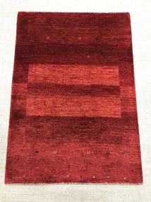 Loribaft Tappeto persiano 140 x 100 Rosso (Iran) Annodato A Mano