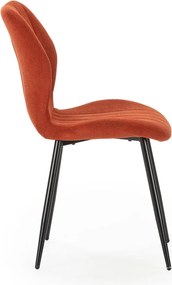 Set di sedie da pranzo color mattone 4 pz pezzi Milu - Marckeric