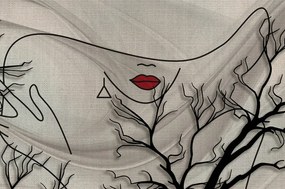 Carta da parati – Forza astratta della donna