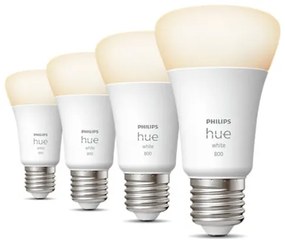 SET 4x Lampadine LED Dimmerabili Philips Hue BIANCO A60 E27/9W/230V 2700K