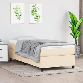 Giroletto A Molle Con Materasso Crema 90x200 Cm İntessuto /